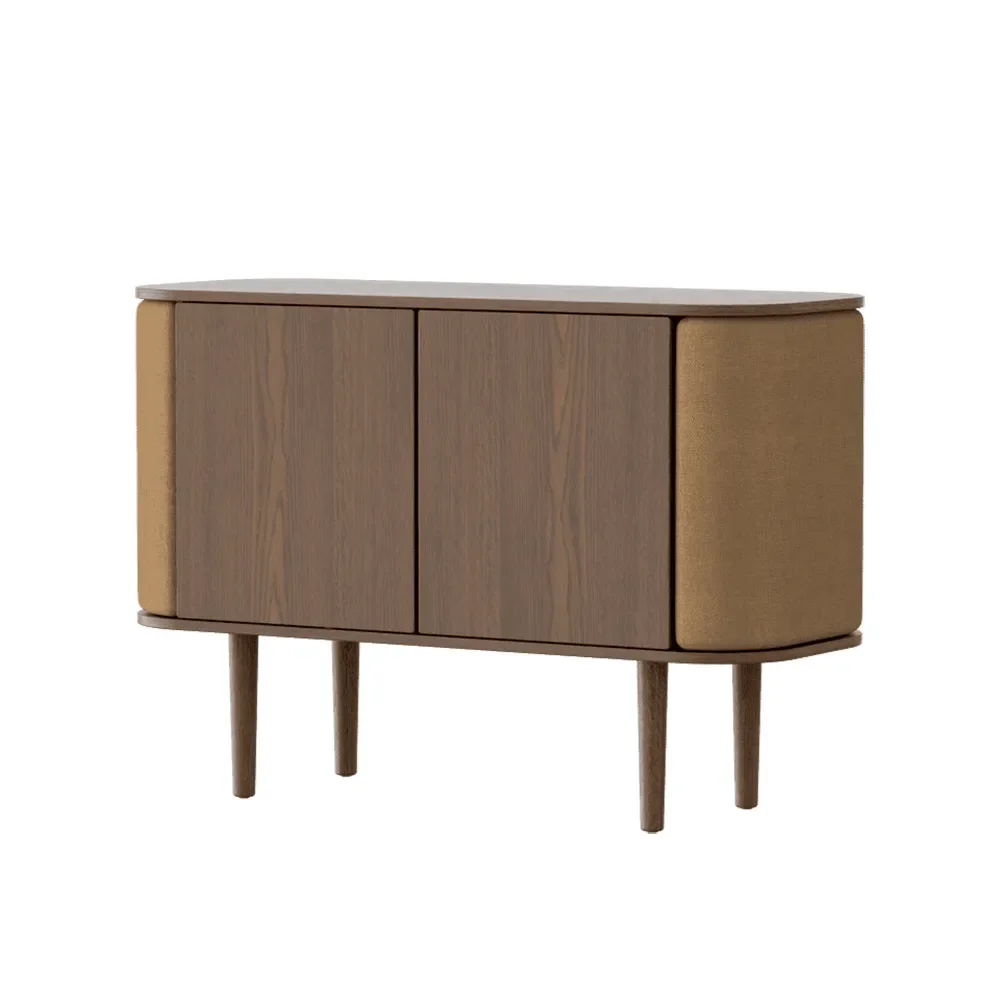 umage, treasures 2-dörrars skåp mörk ek/sugar brown