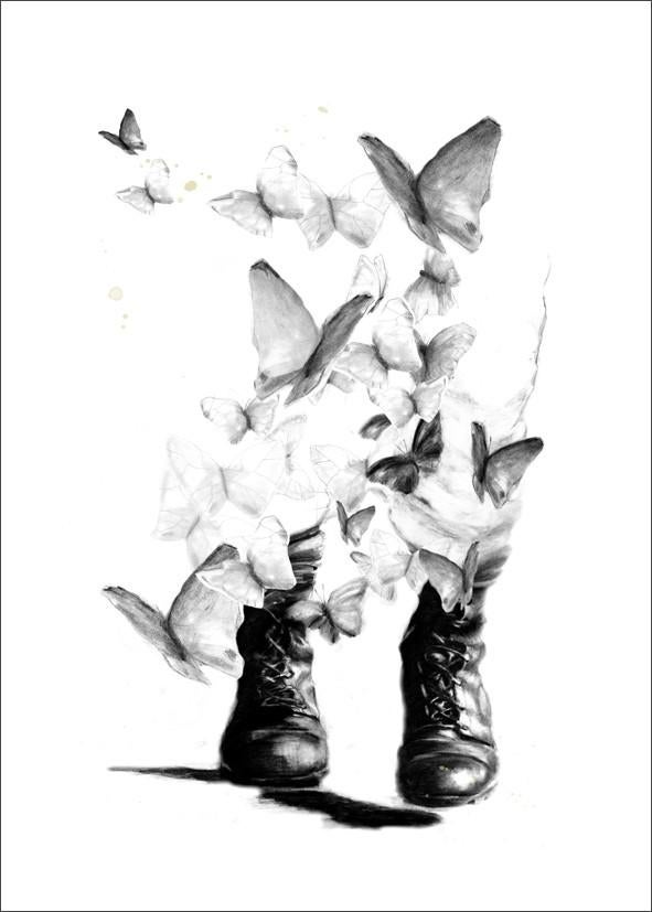 Anna Bülow, Anna Bülow poster  Invation 30x40 cm 220g/signerat