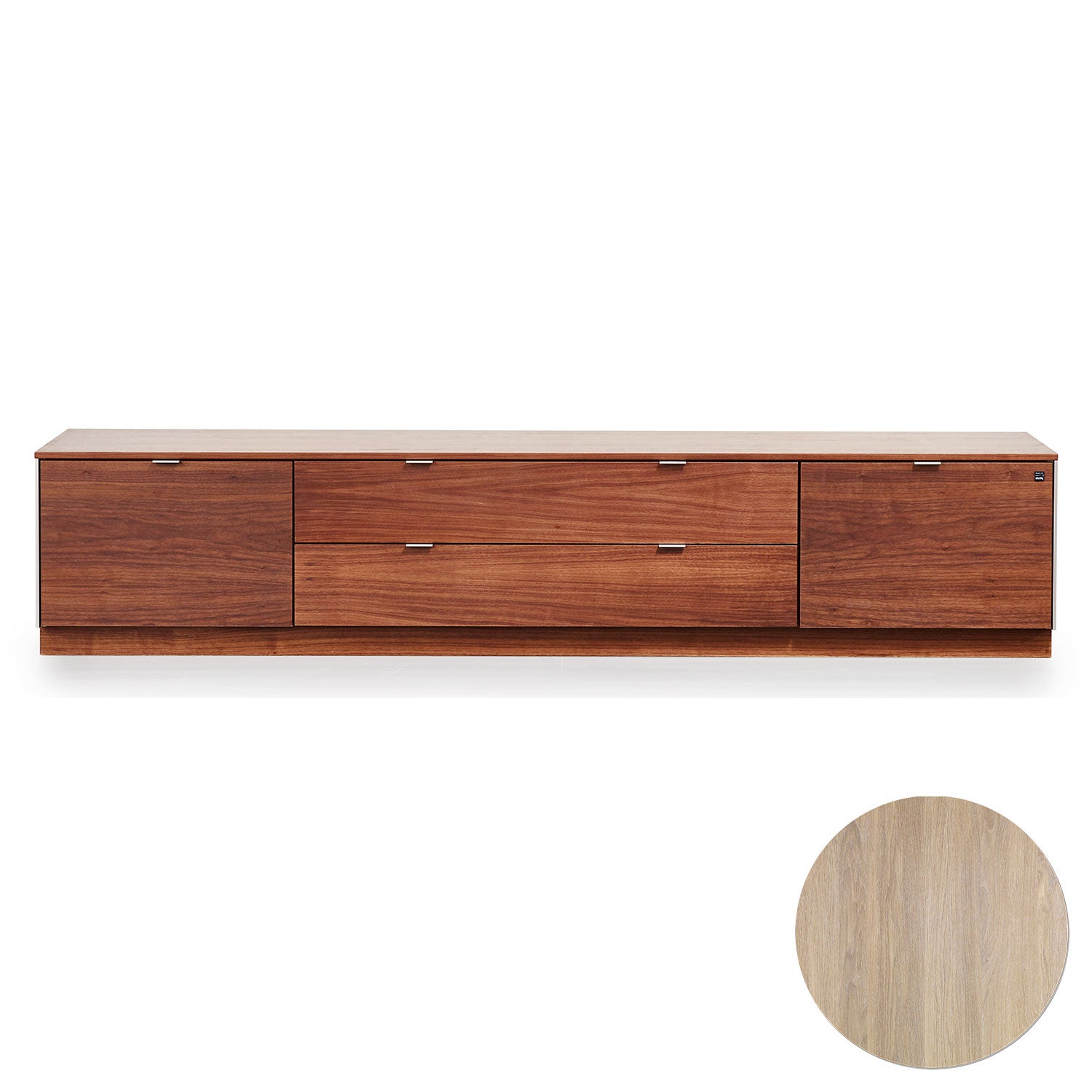 skovby, sm941 tv-bänk ek vitolja 194x44x40cm