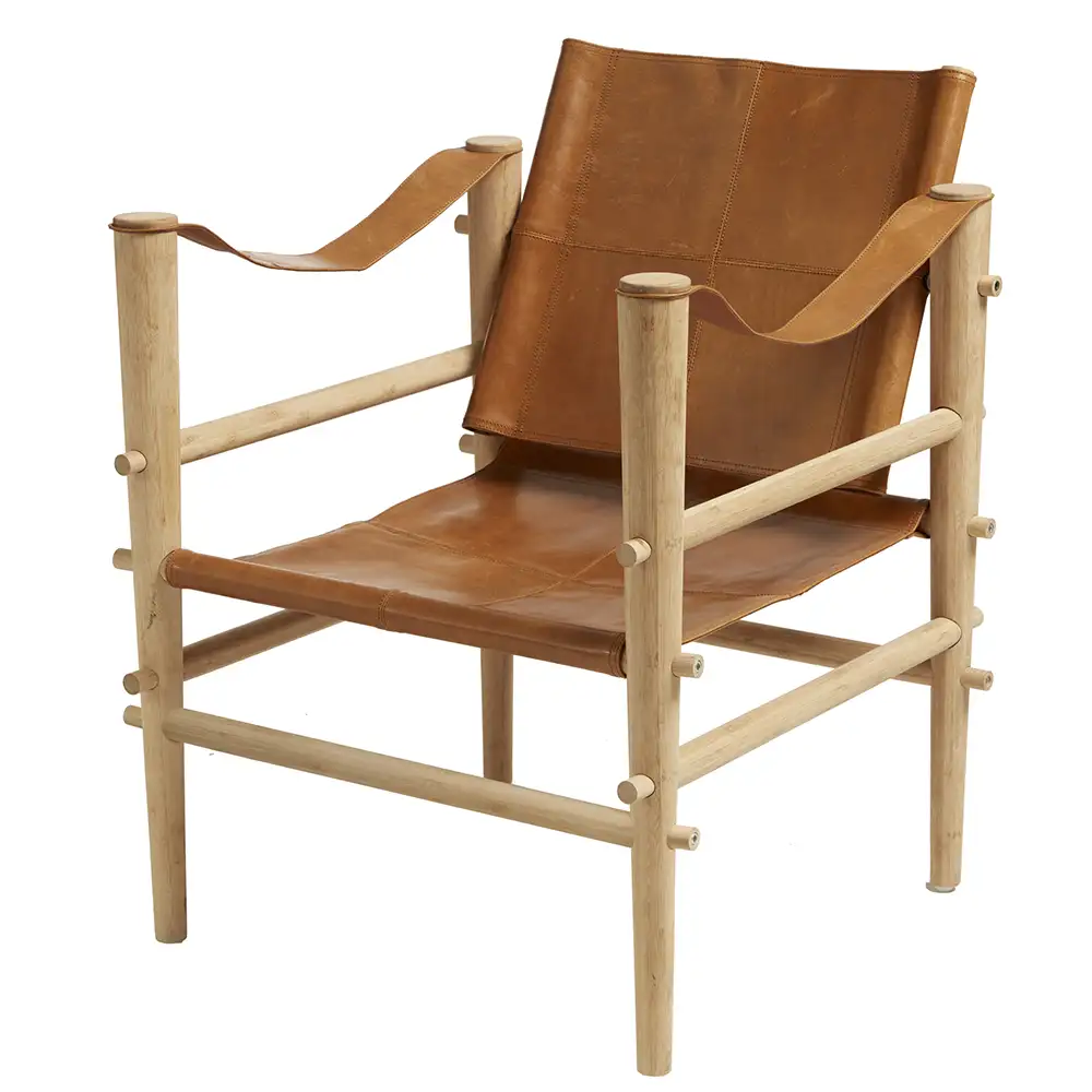 Cinas, Noble Safari Fåtölj Brun/Bambu