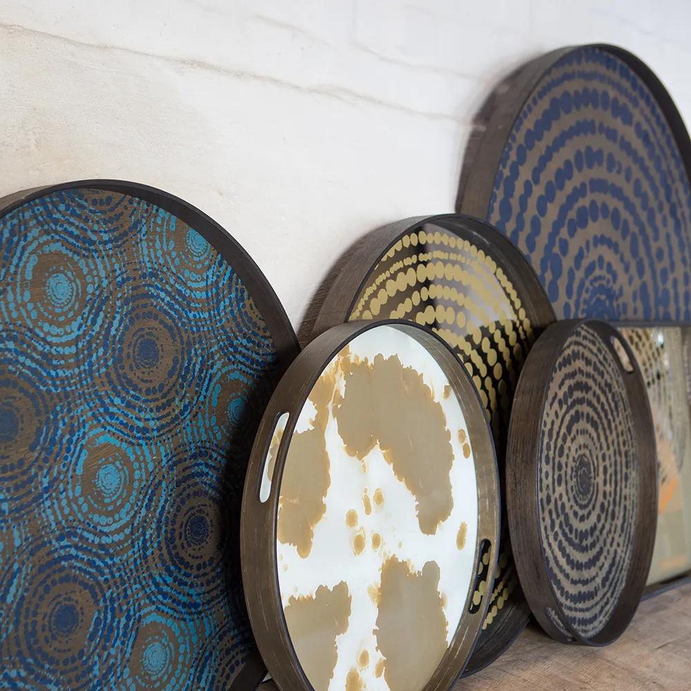 Organic Bricka Ø48 cm Mist Gold