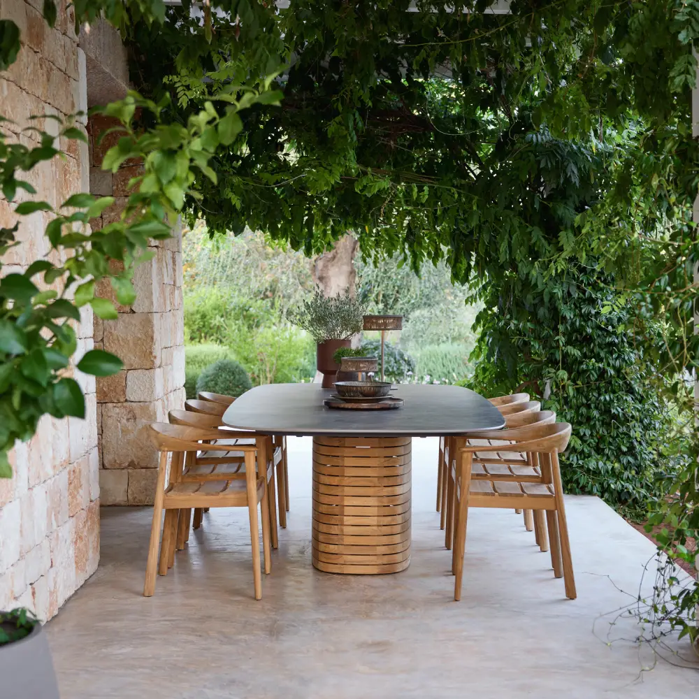 Majestic stol m/armstöd sittdyna Light brown, Rise