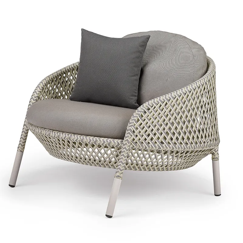 Dedon, AHNDA loungestol AB7 lipari 0304 white quartz 0106