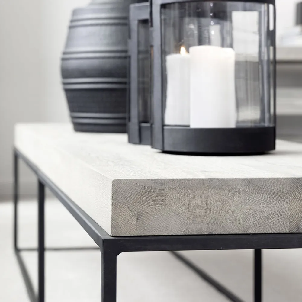 Sidobord Carlisle 65x65 cm Silverstone