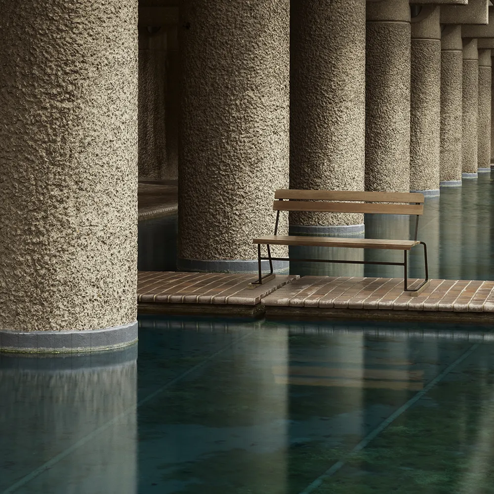 Soffa 3 teak / svart