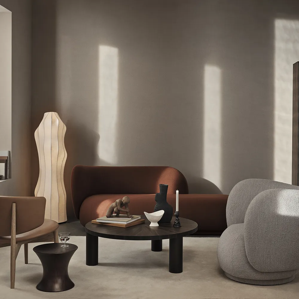 Post Soffbord Ø100 cm - Star