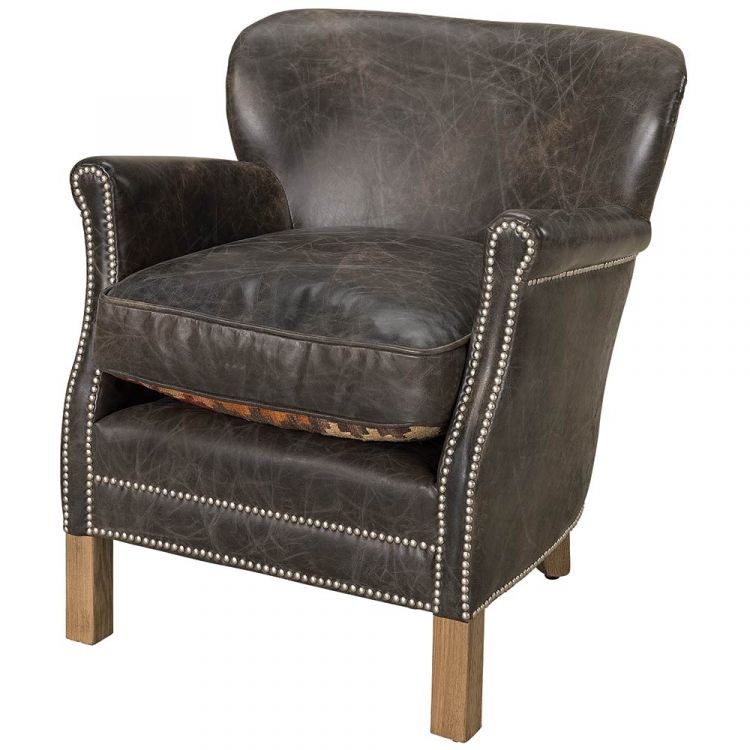 artwood, professor fåtölj leather fudge