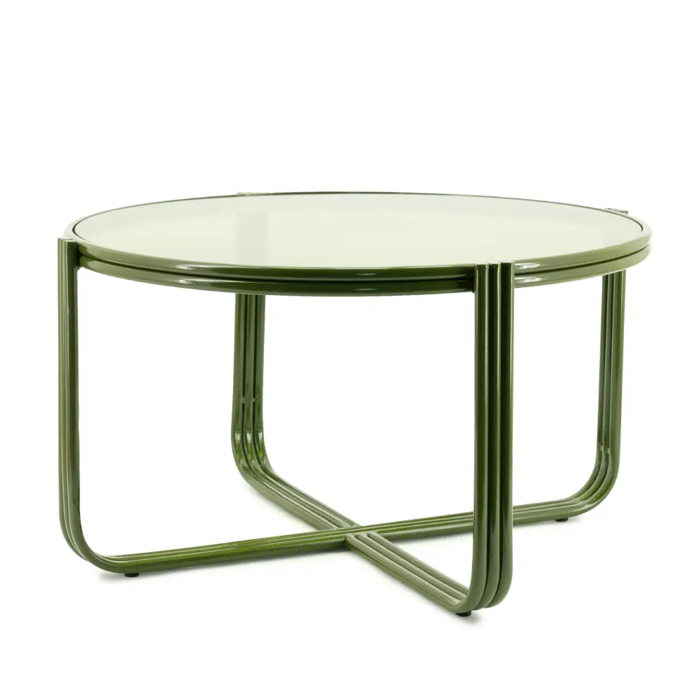 Groovy soffbord- green 63x63x35 cm