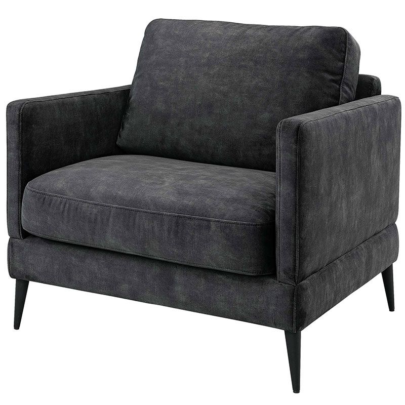 Artwood, Andorra Fåtölj Dark Grey Velvet