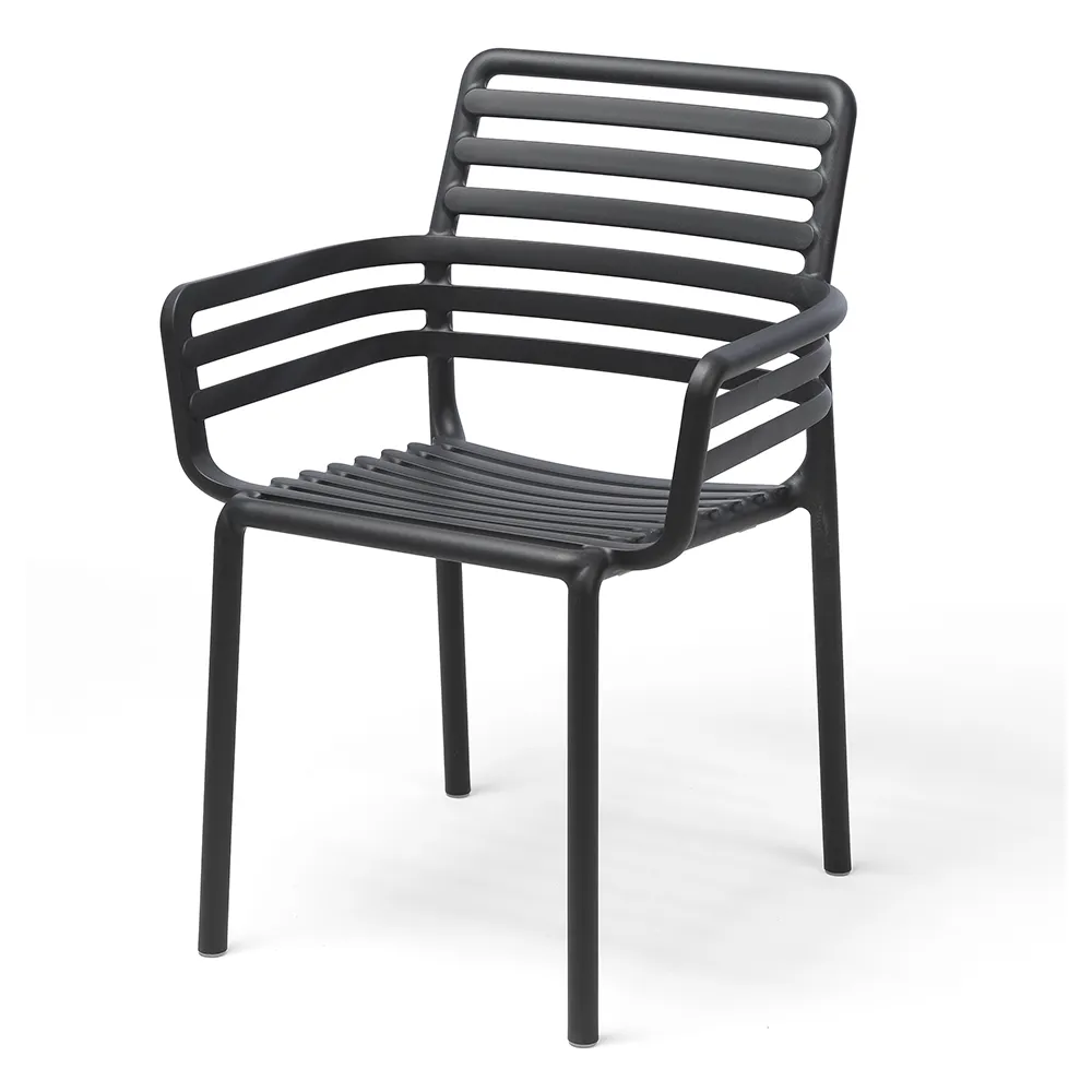 Doga karmstol Anthracite