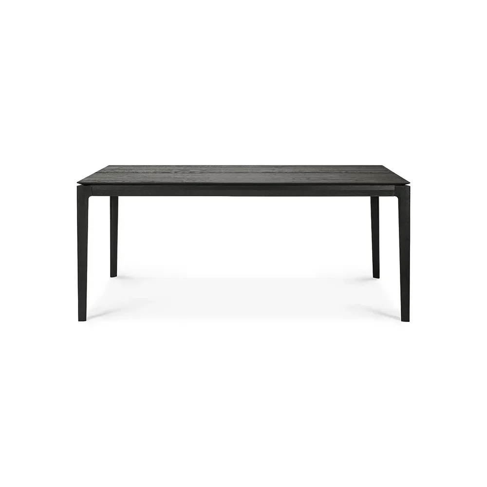 Ethnicraft, Bok Matbord 100x180-280 cm Svartlackad ek