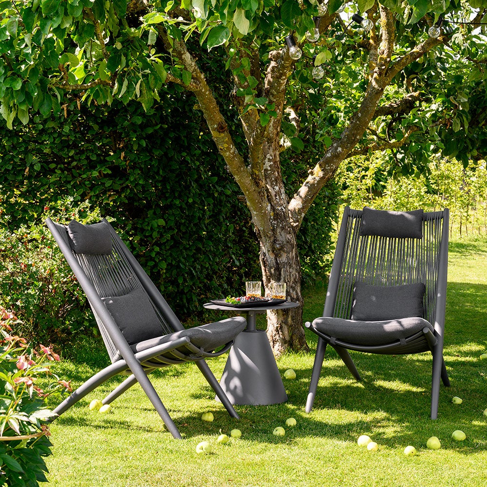 Brafab, Chiavari loungemöbler antracit