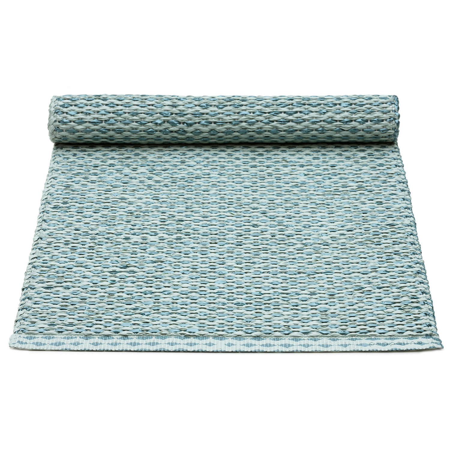 Pappelina Table runner 36×130 cm matta svea azurblue metallic