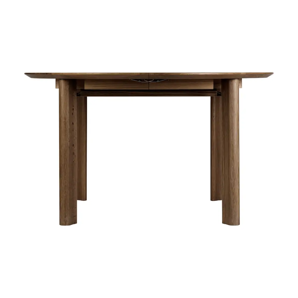 Comfort Circle Matbord med förlängning Dark Oak