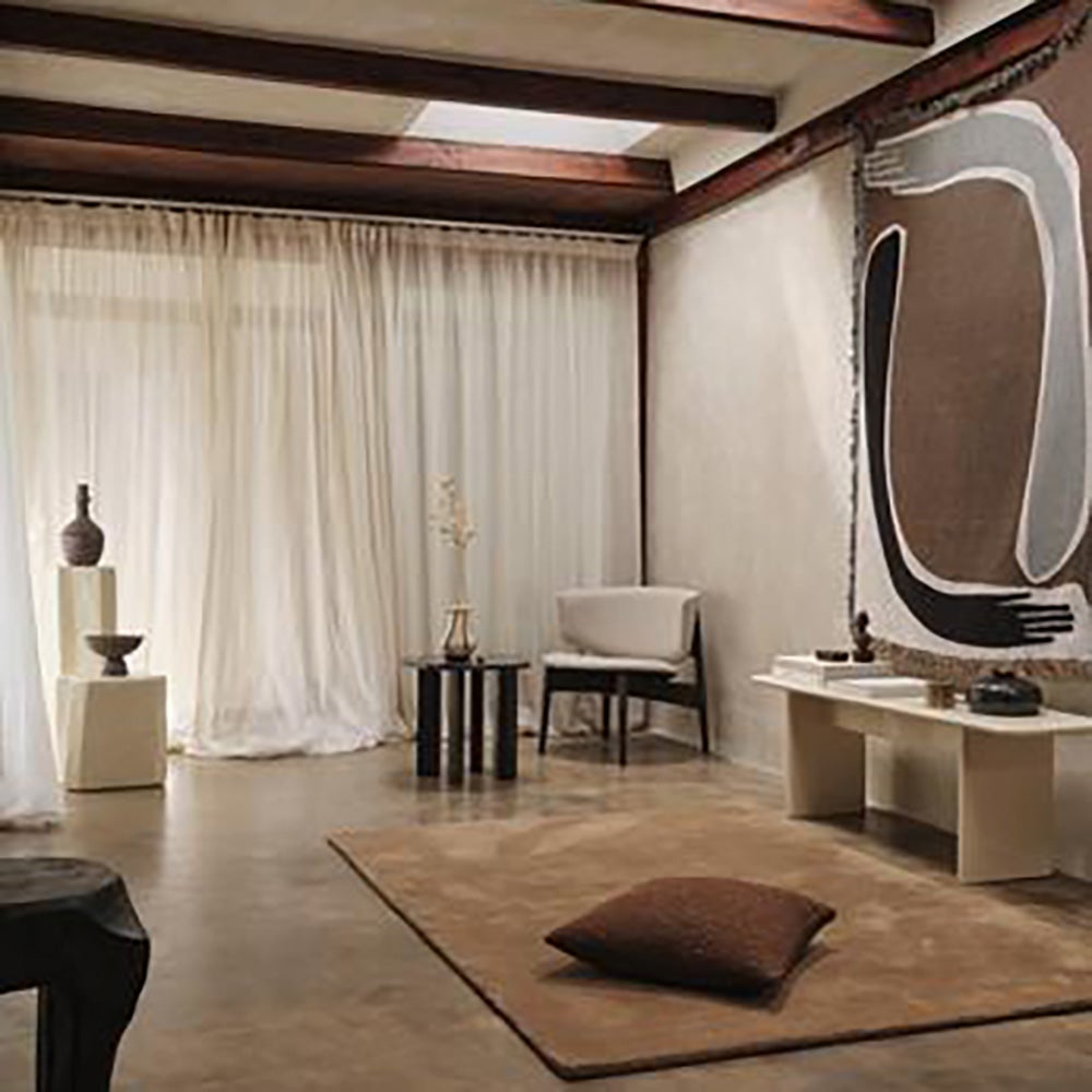 Alternativ bild 1 för ferm LIVING - Pose Tapestry Blanket Coffee