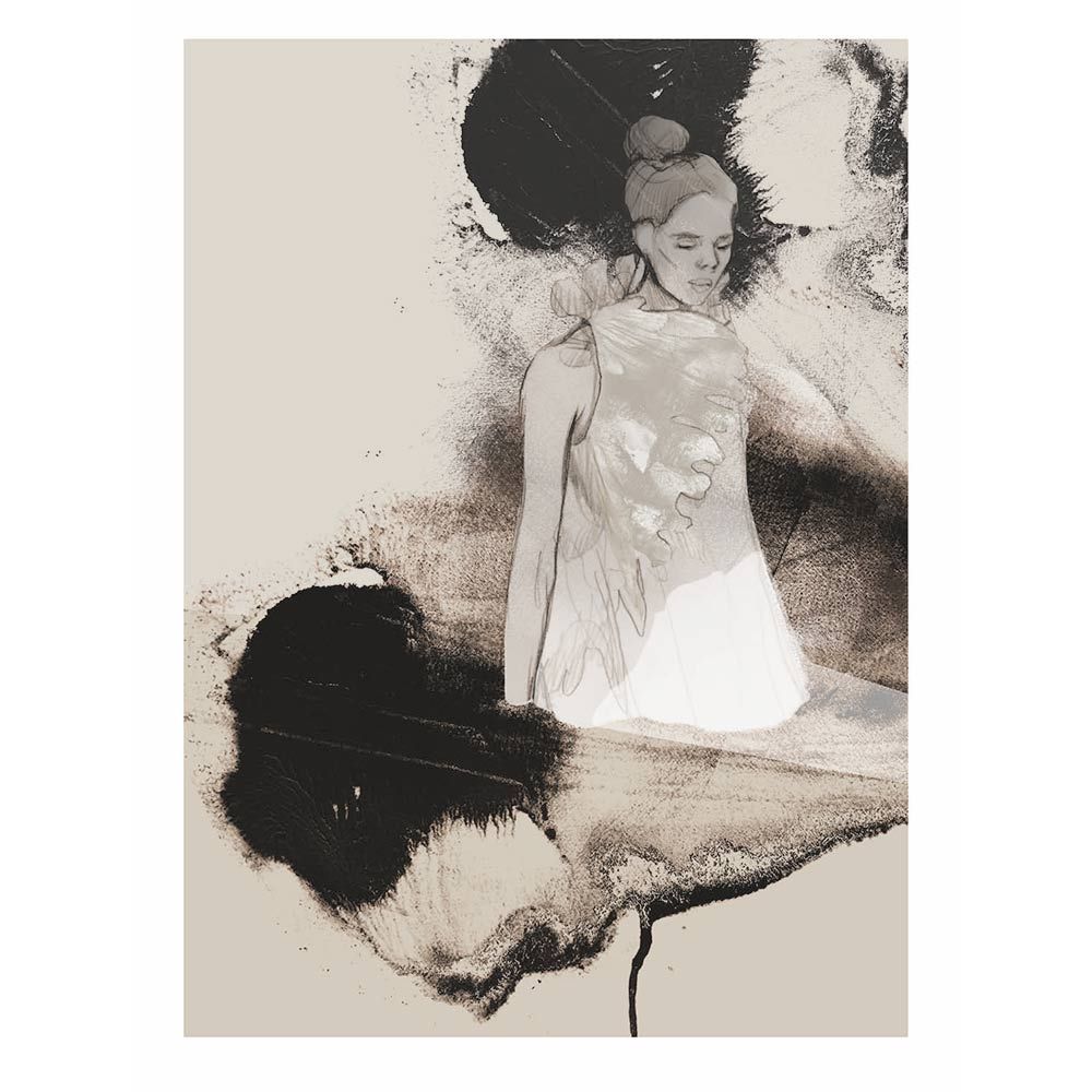 Anna Bülow, Anna Bülow poster  The light 30x40 cm