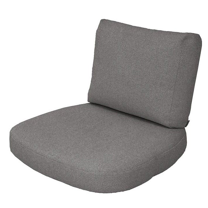 Cane-line, Sense/Moments Loungefåtölj Indoor Dynset Swipe Light Grey