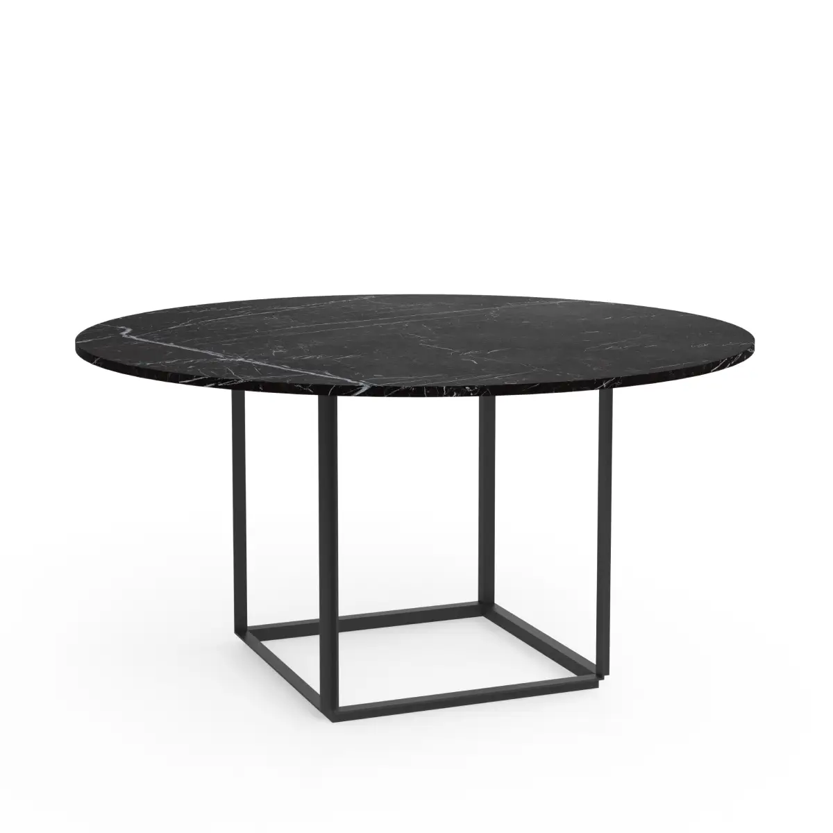 New Works, Florence Bordsskiva Ø145cm Svart Marquina Marmor