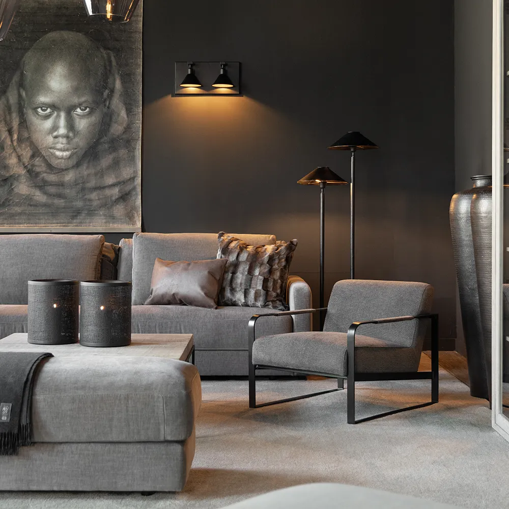 Twin Golvlampa antique bronze