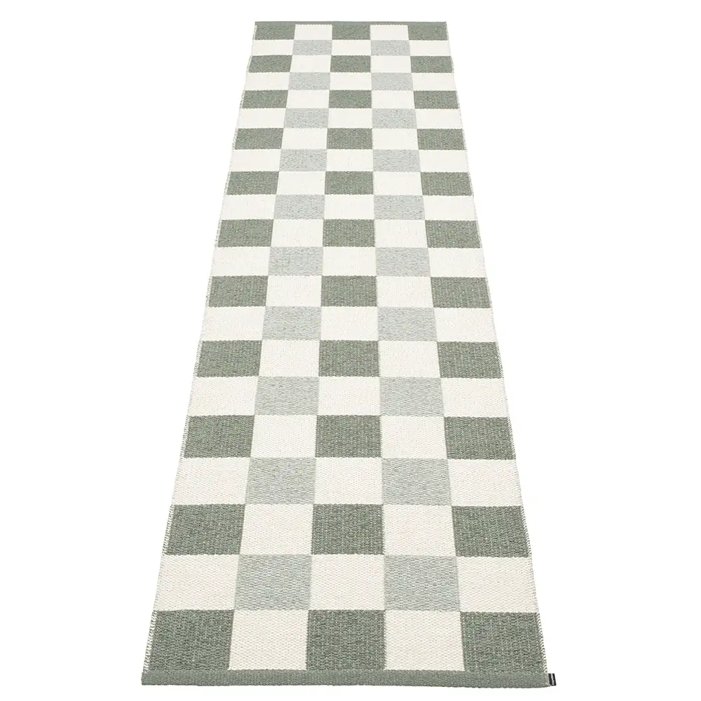 pappelina, pix matta 70x300 cm army/vanilla/sage