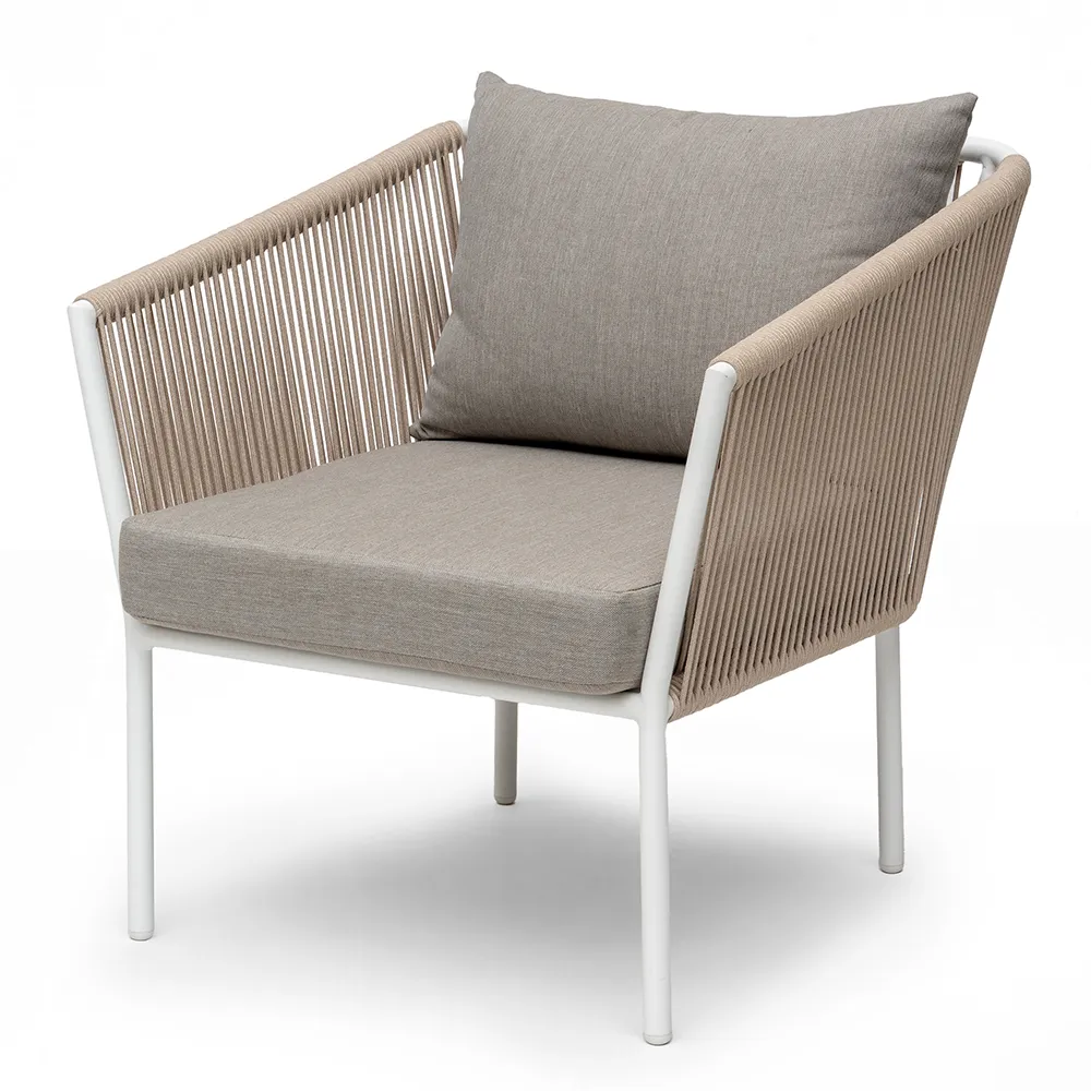 hillerstorp, lersund fåtölj vit/beige