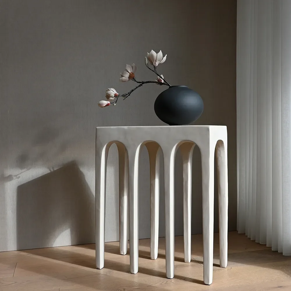 Bow konsolbord litet - Birch