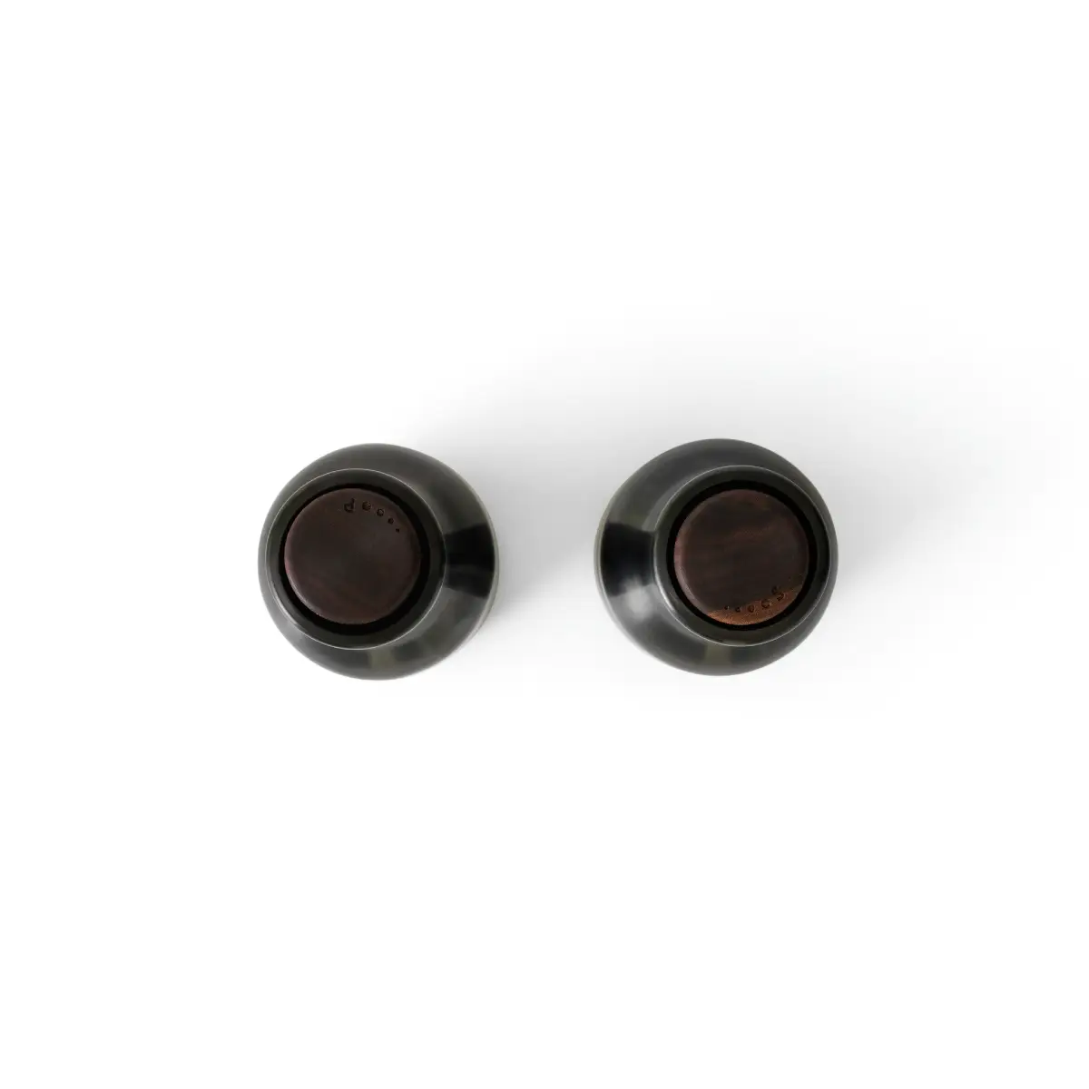 Bottle Grinder 2-pack Large - Brass Bronzed / Walnut