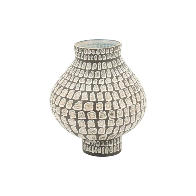 Isoko small Vas 22,5x22,5x26 cm Lergods Brun