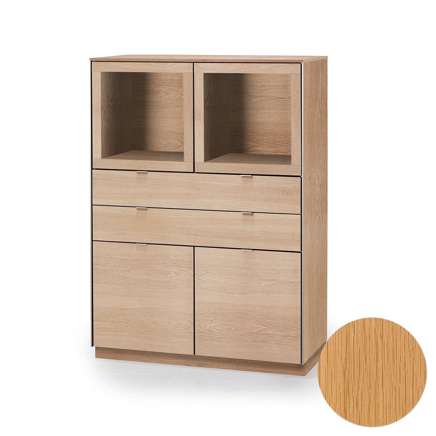 Skovby, Sm923 Vitrinskåp Ek Naturolja 98X44X136Cm