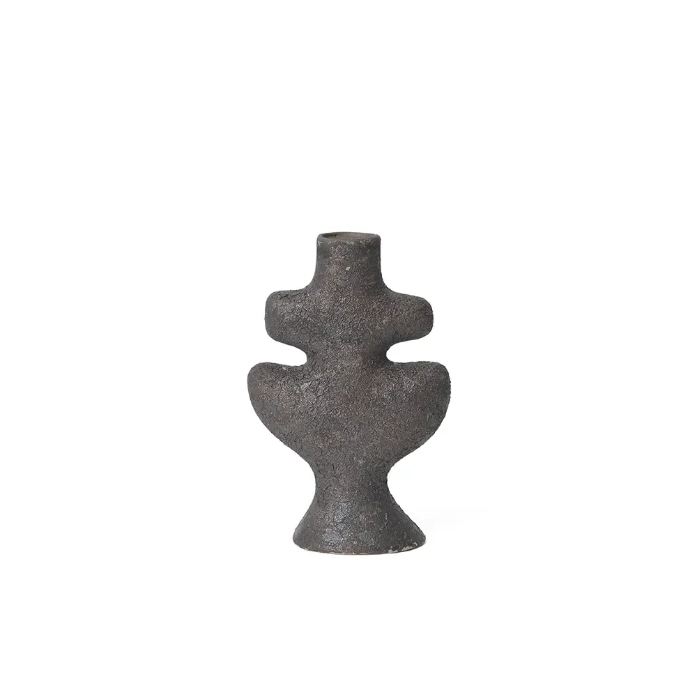 Yara Candle Holder - Small - Rustic Iron