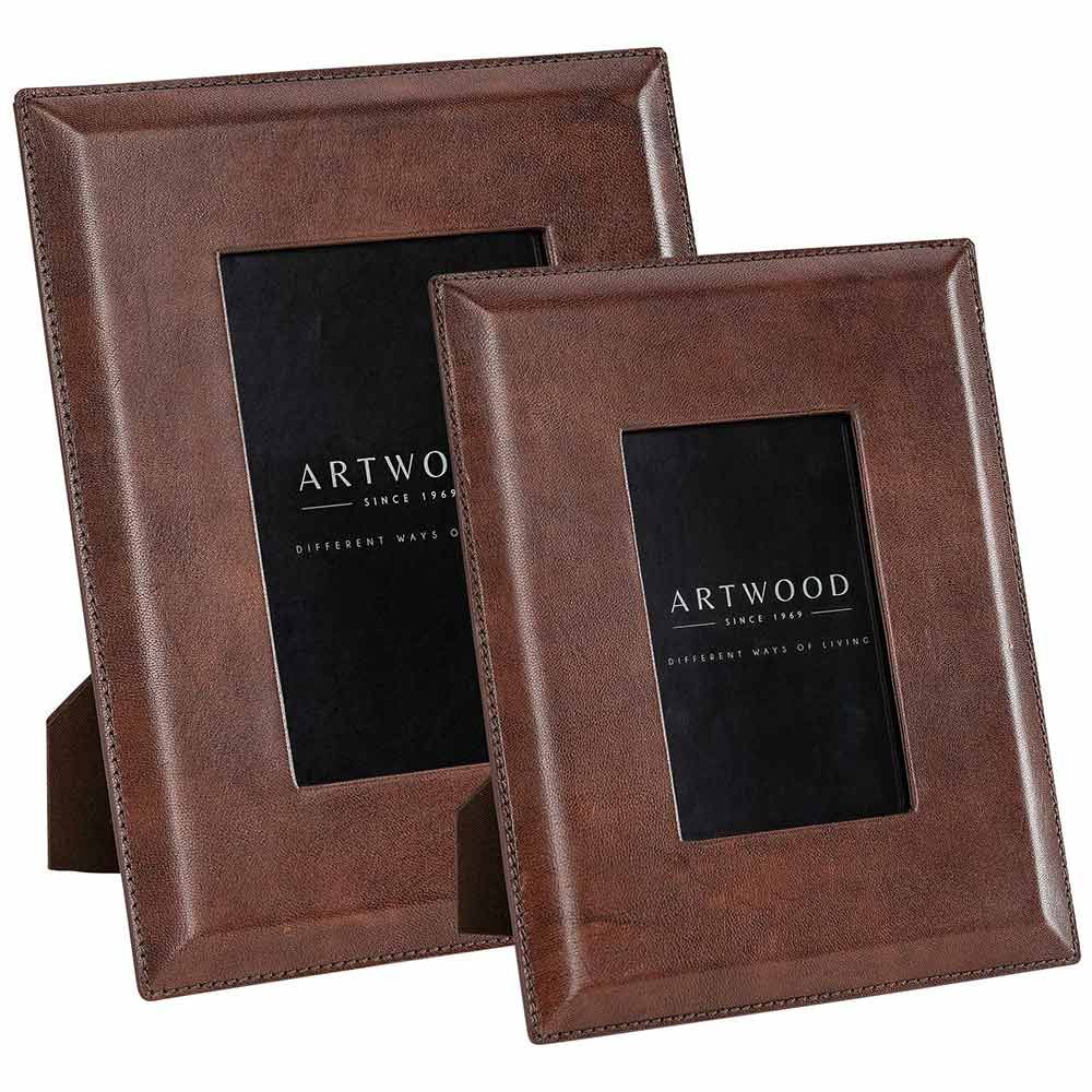 Artwood, Fotoramar Mendoza I Brunt Läder