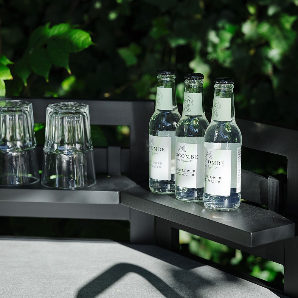 Fornax kök hörn stor svart/grå 