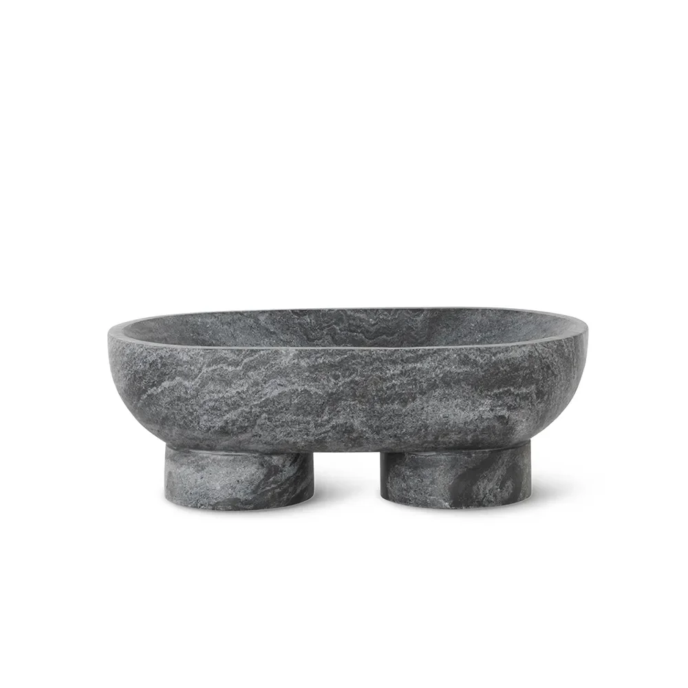 Ferm Living, Marmorskål Alza Black