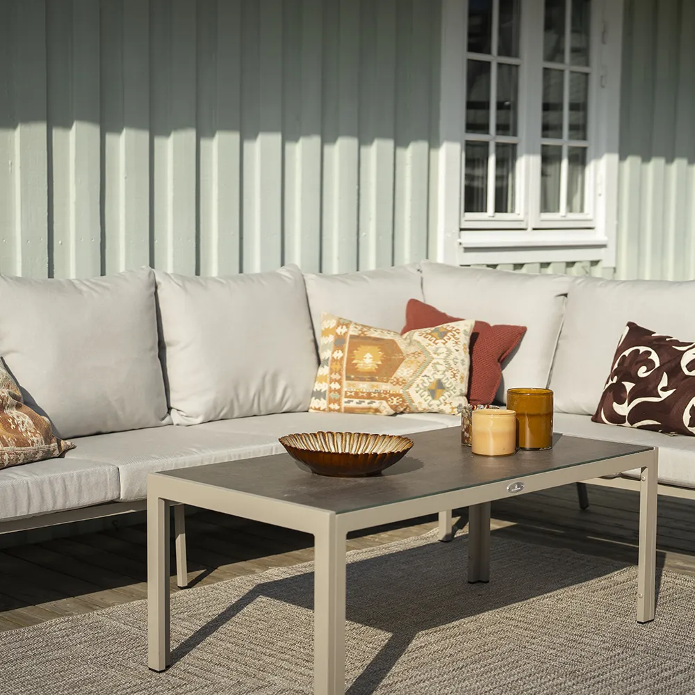 Hånger hörnsoffa sand