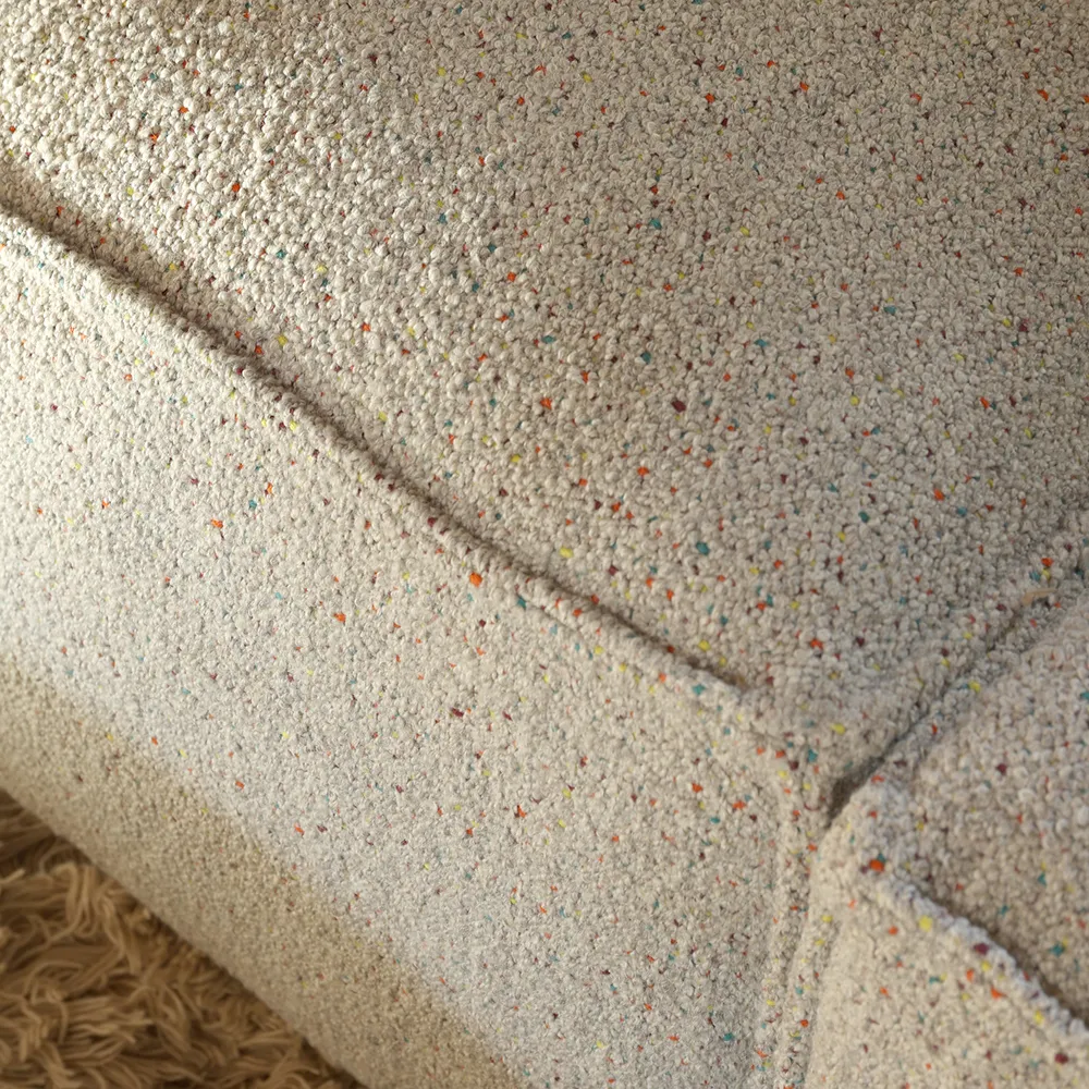 Catena Sofa Armrest Left L400 Confetti Bouclé - Light Grey
