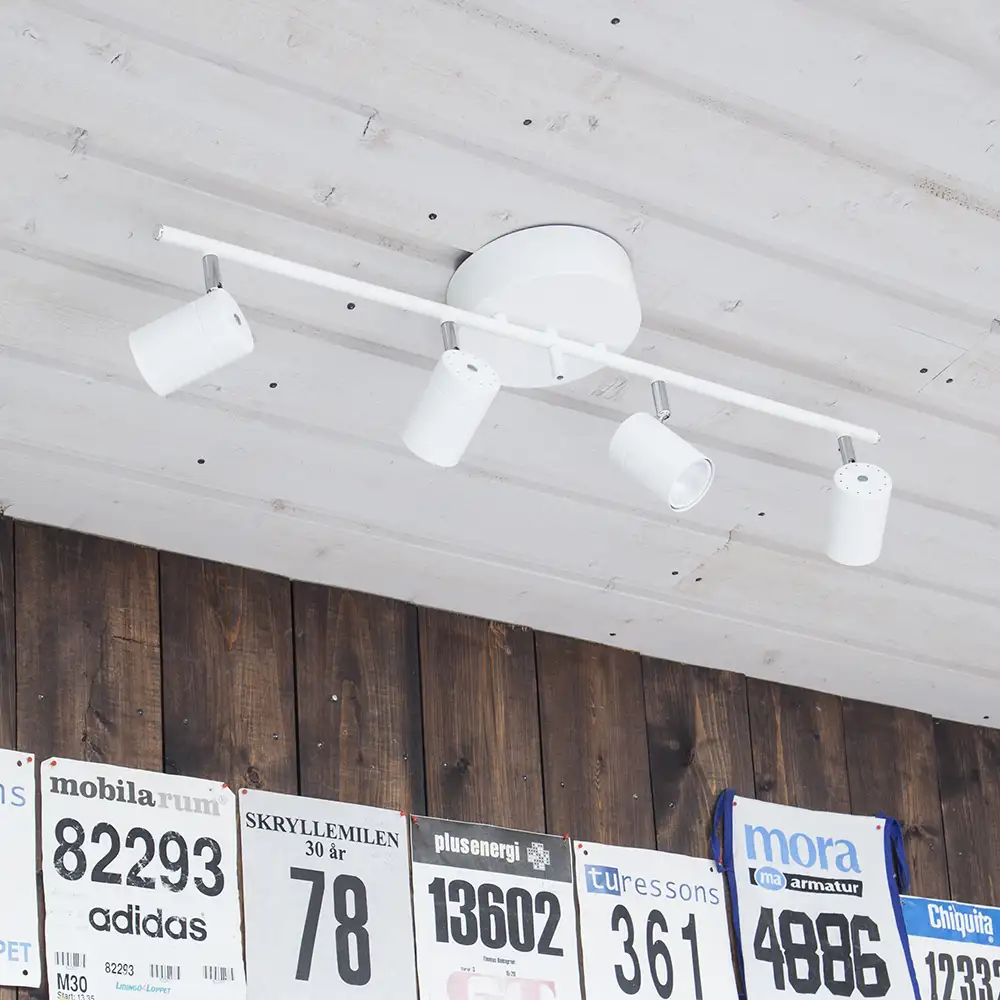 Correct takskena 4-låg Vit 