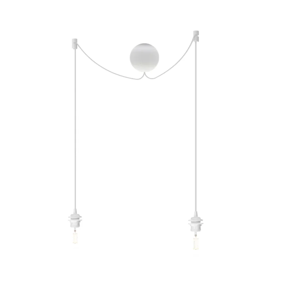 Cannonball Cluster Ø12 cm Sladd set dubbel White