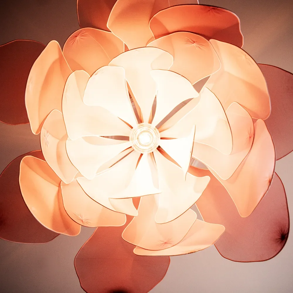 Lou Lou taklampa Ø80cm Rosa