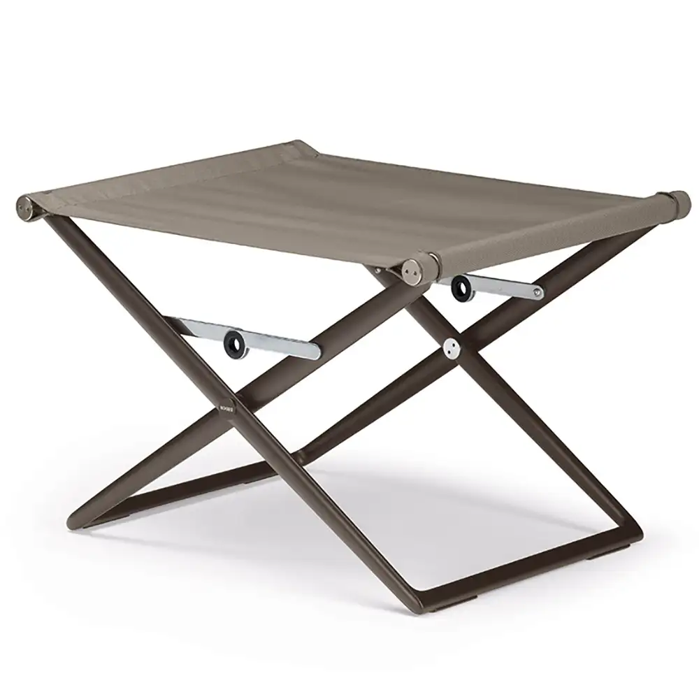 dedon, seax fotpall svart/taupe