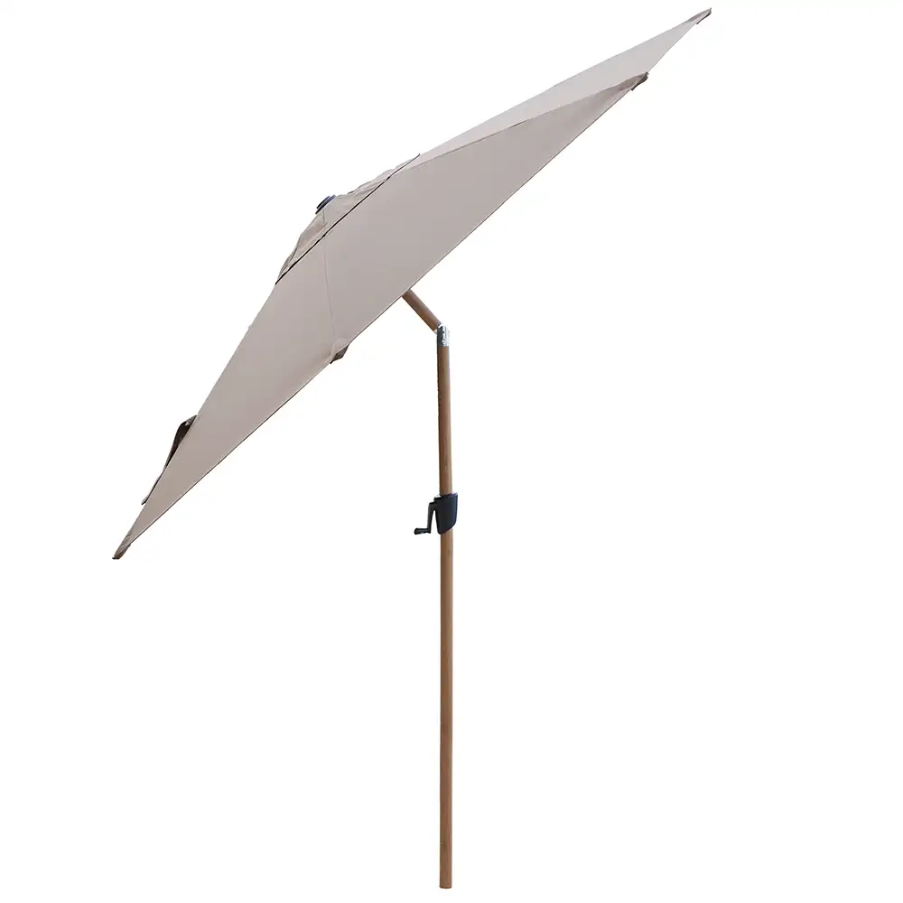 Cane-Line Sunshade parasoll 300 cm Taupe / Wood look