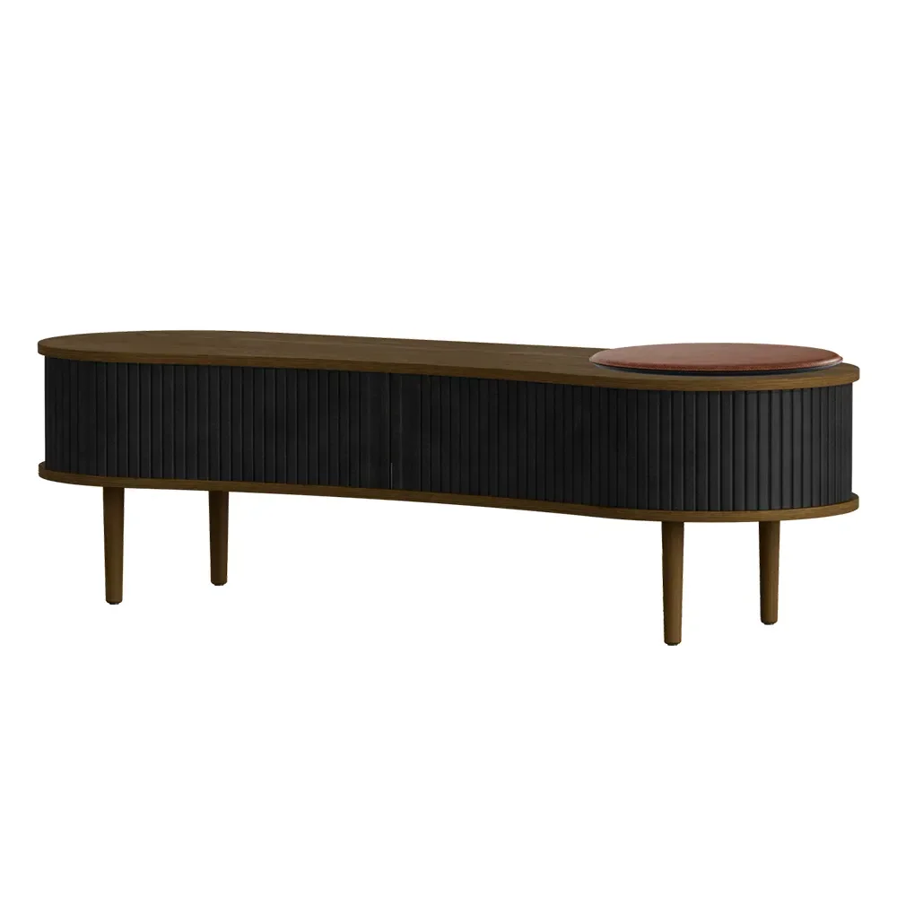 Audacious TV-bänk Mörk Ek/Charcoal