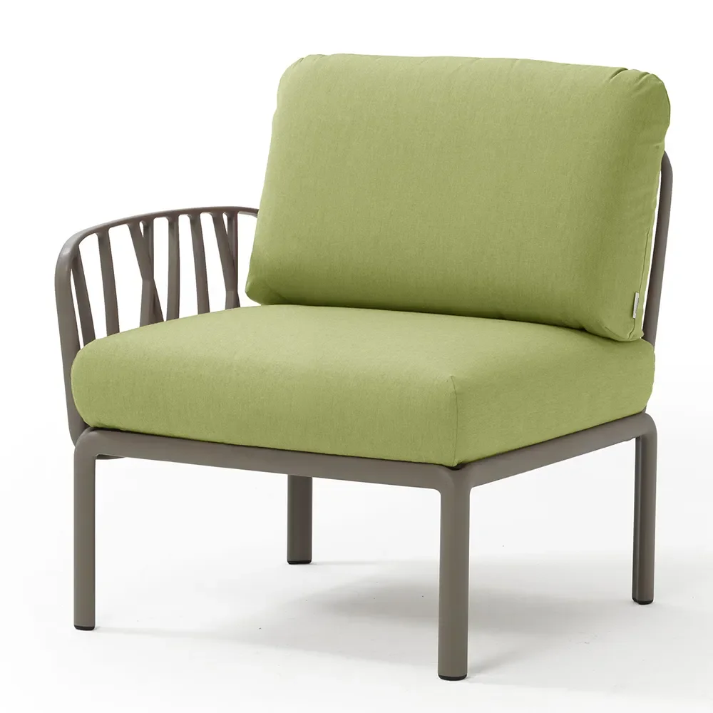 Nardi, Komodo avslutsdel Tortora - Avocado Sunbrella