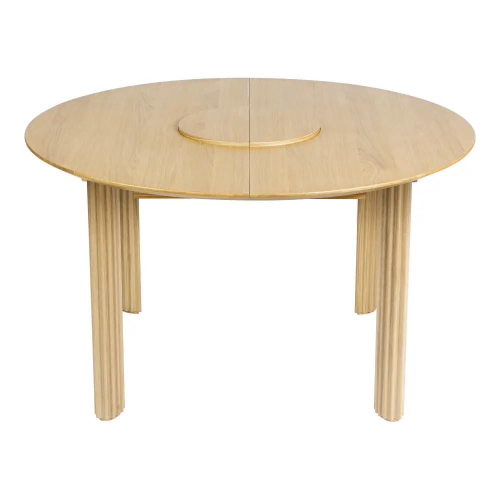 Comfort Circle Matbord med förlängning 132-202x132 Oak