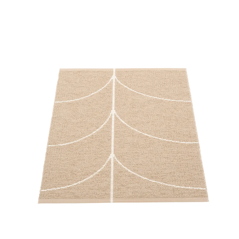 pappelina, vävd matta leif light nougat 70x90 cm