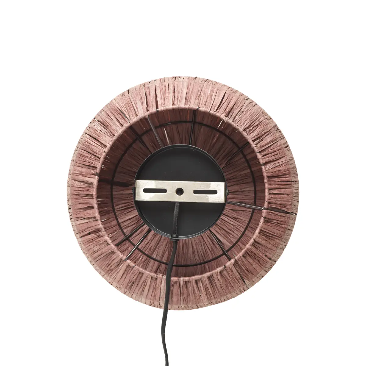LANDO Vägglampa brun Ø32xD18 cm