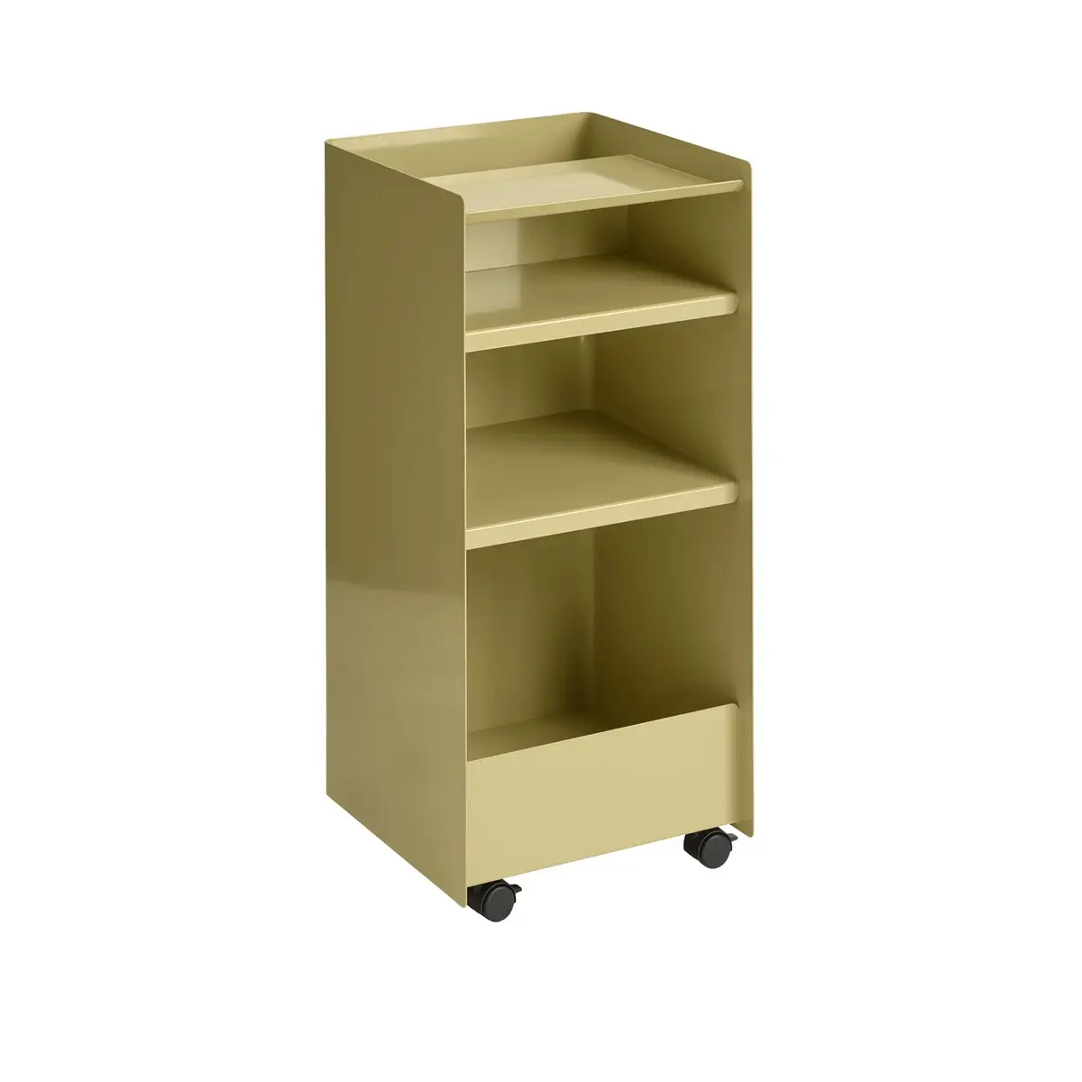 Folded Trolley H 83,7 cm öppen- Mörk Beigegrön