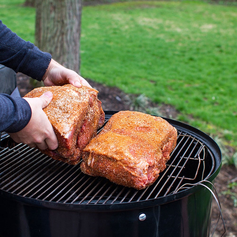 Smokey mountain cooker 57 cm svart gjutjärn 