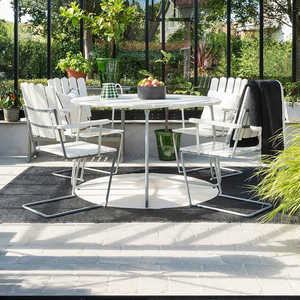 Vera matta 180x230 cm one charcoal / vanilla 