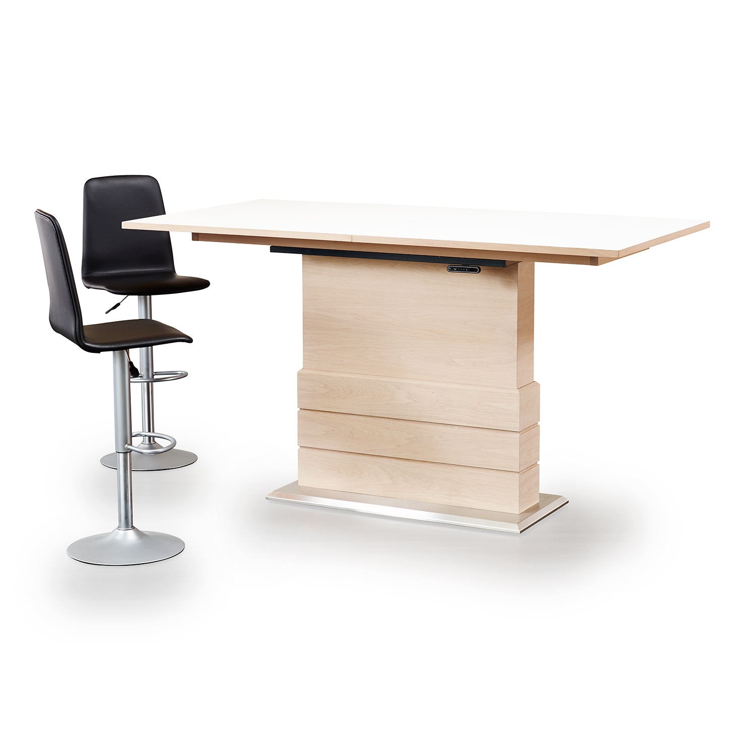 Sm30 Matbord 100X200-280 Cm Vitoljad Massiv Ek 