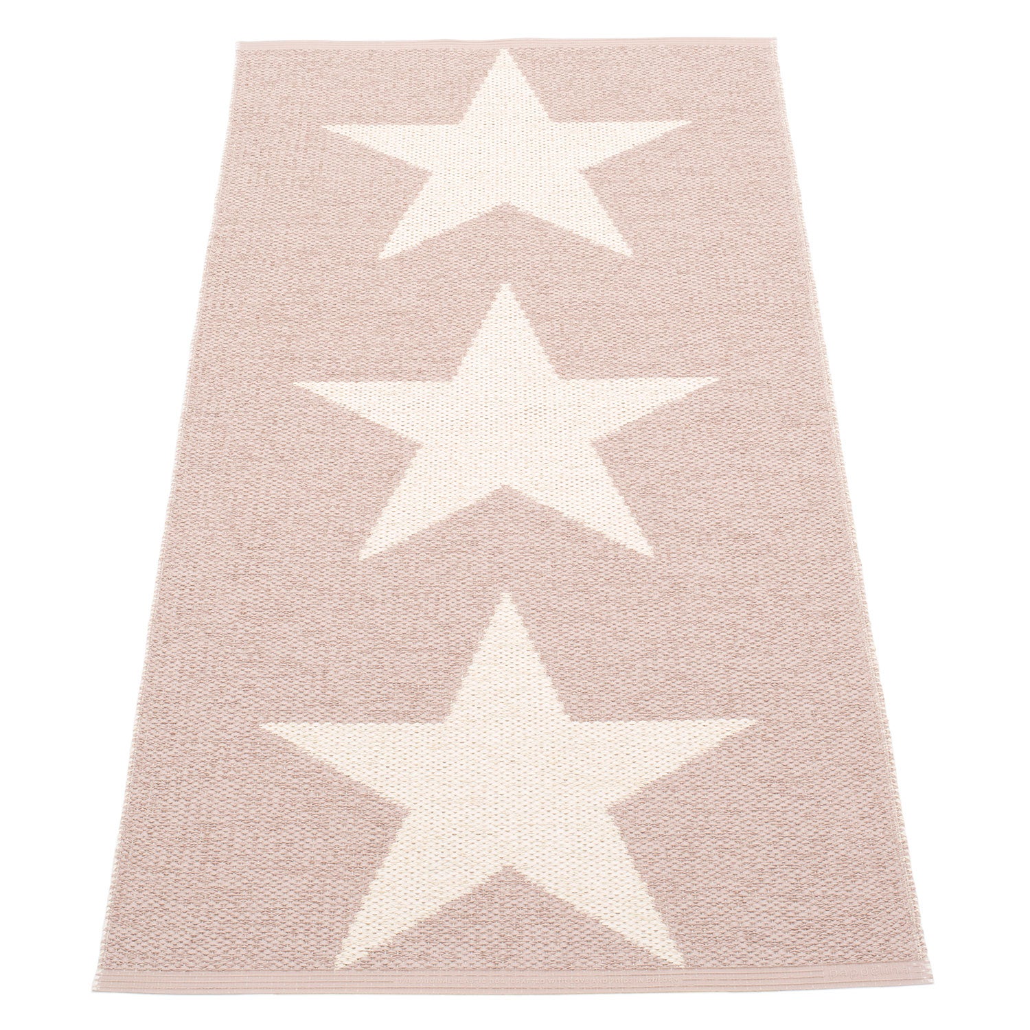 pappelina, viggo matta 70x150 cm one pale rose / vanilla